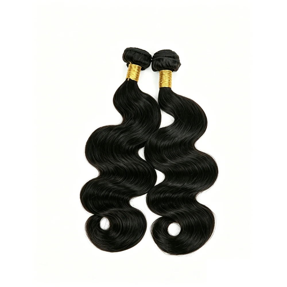 Body Wave Human Hair Weft Natural Color